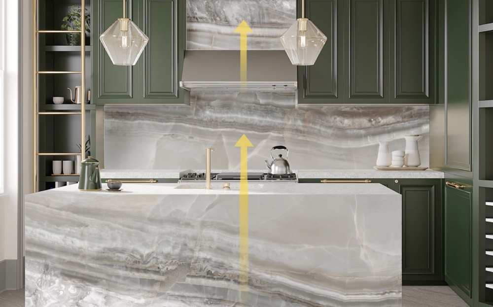 kitchen setting Jurupa Valley bioquartz